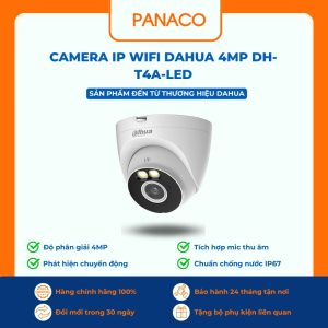 Camera IP Wifi Dahua 4MP DH-T4A-LED