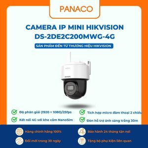 Camera IP mini Hikvision DS-2DE2C200MWG-4G