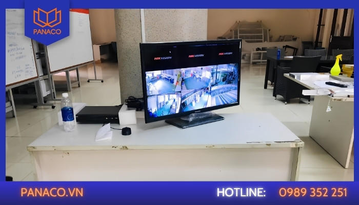 Hình ảnh 6 camera được lắp rõ nét