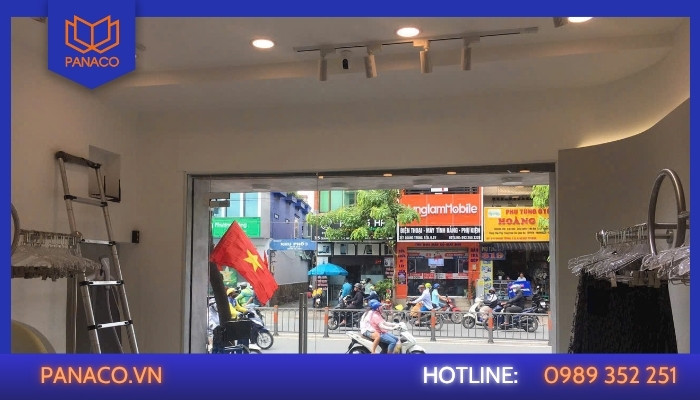 Lắp camera dome tại khu trưng bày vest