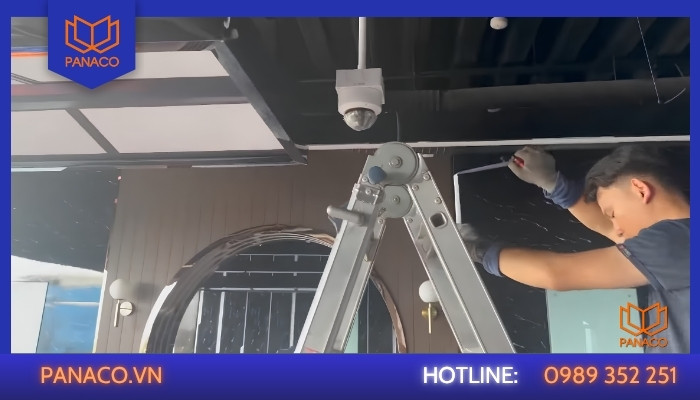 Lắp camera dome tại khu vực bàn bida Narra Billiards Club