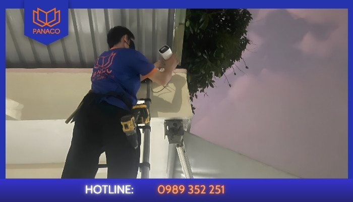 Lắp camera góc nhìn rộng để quét hết mặt tiền nhà phố quận 4