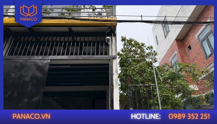 Lắp đặt camera chống ngược sáng phía ngoài