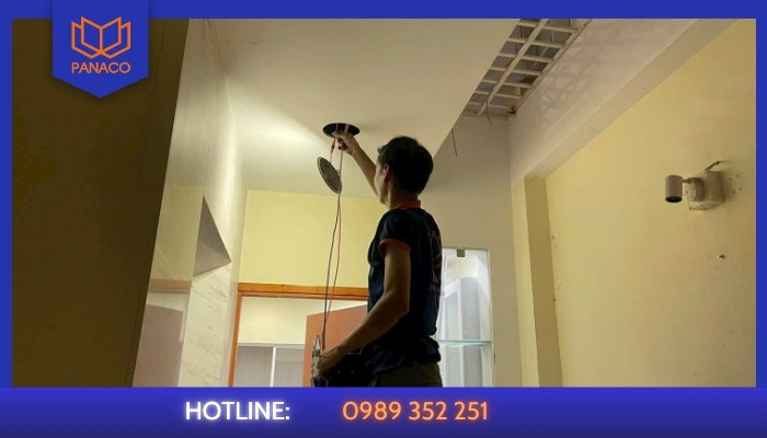 Panaco đi dây âm tường thẩm mỹ văn phòng quận 3