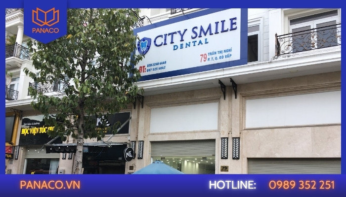 Thi công hệ thống camera cho Nha khoa City Smile Gò Vấp