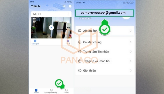 Hướng dẫn tìm số điện thoại hoặc email đã đăng ký ở tài khoản camera Yoosee