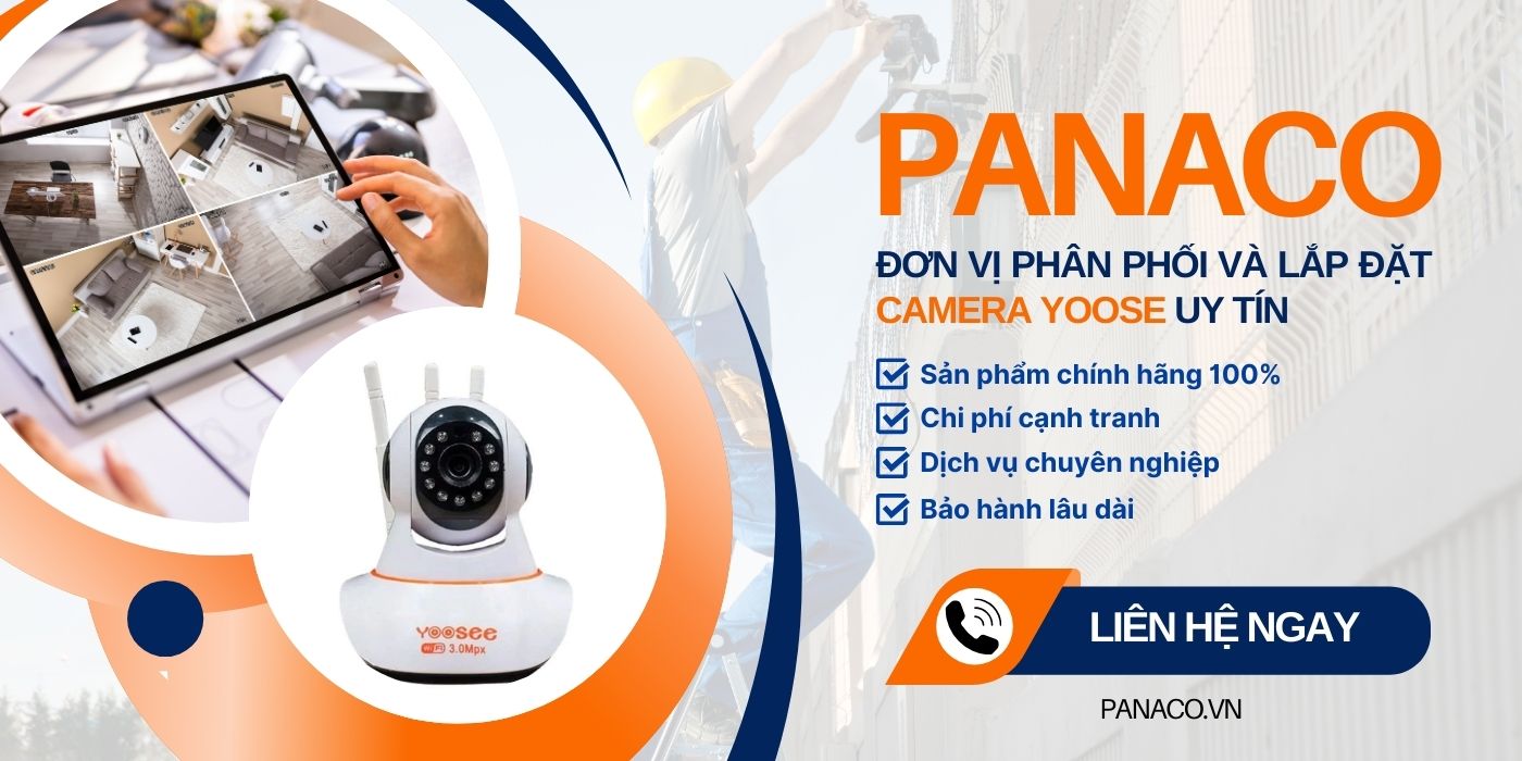 PANACO cung cấp và lắp đặt camera Yoosee giá rẻ