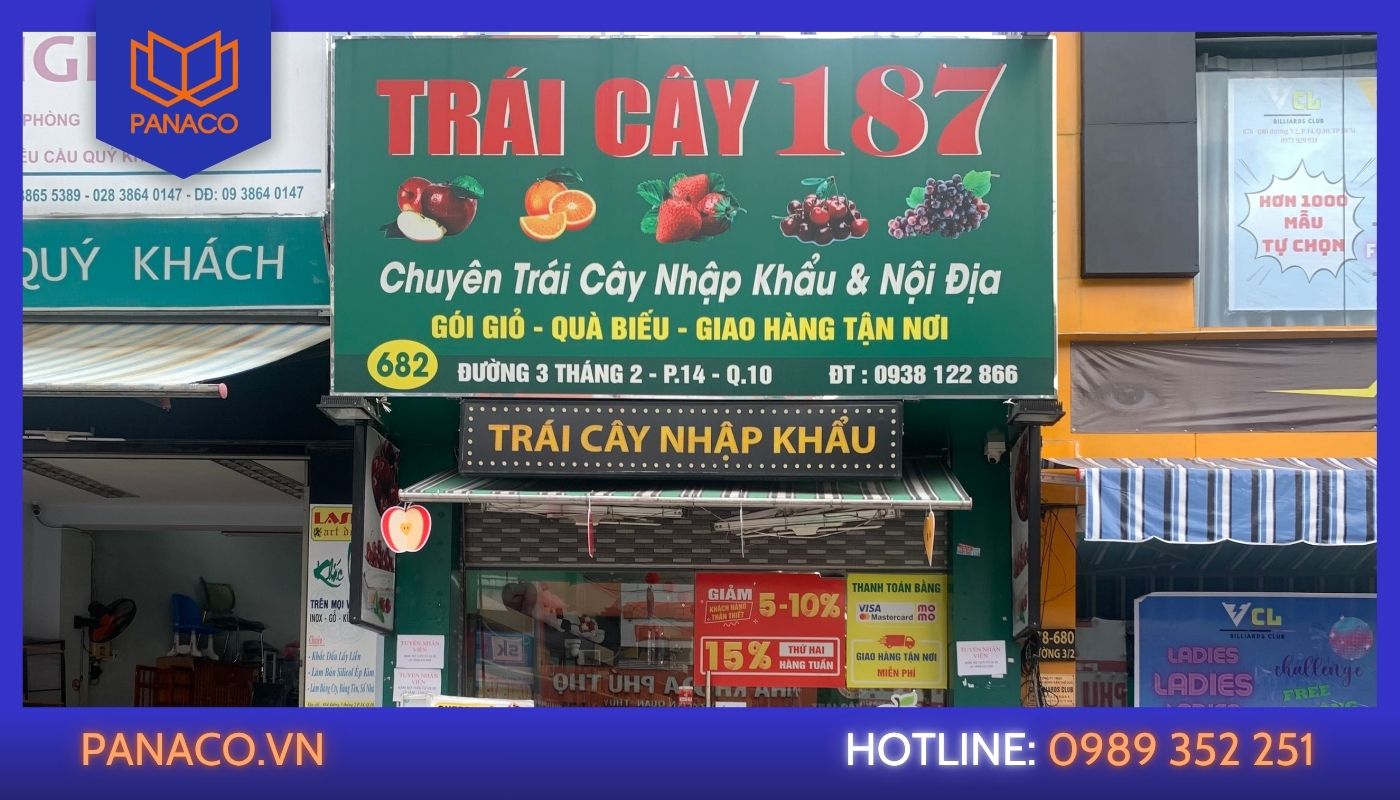 Dự án lắp đặt camera tại quận 10 cho vựa trái cây 187