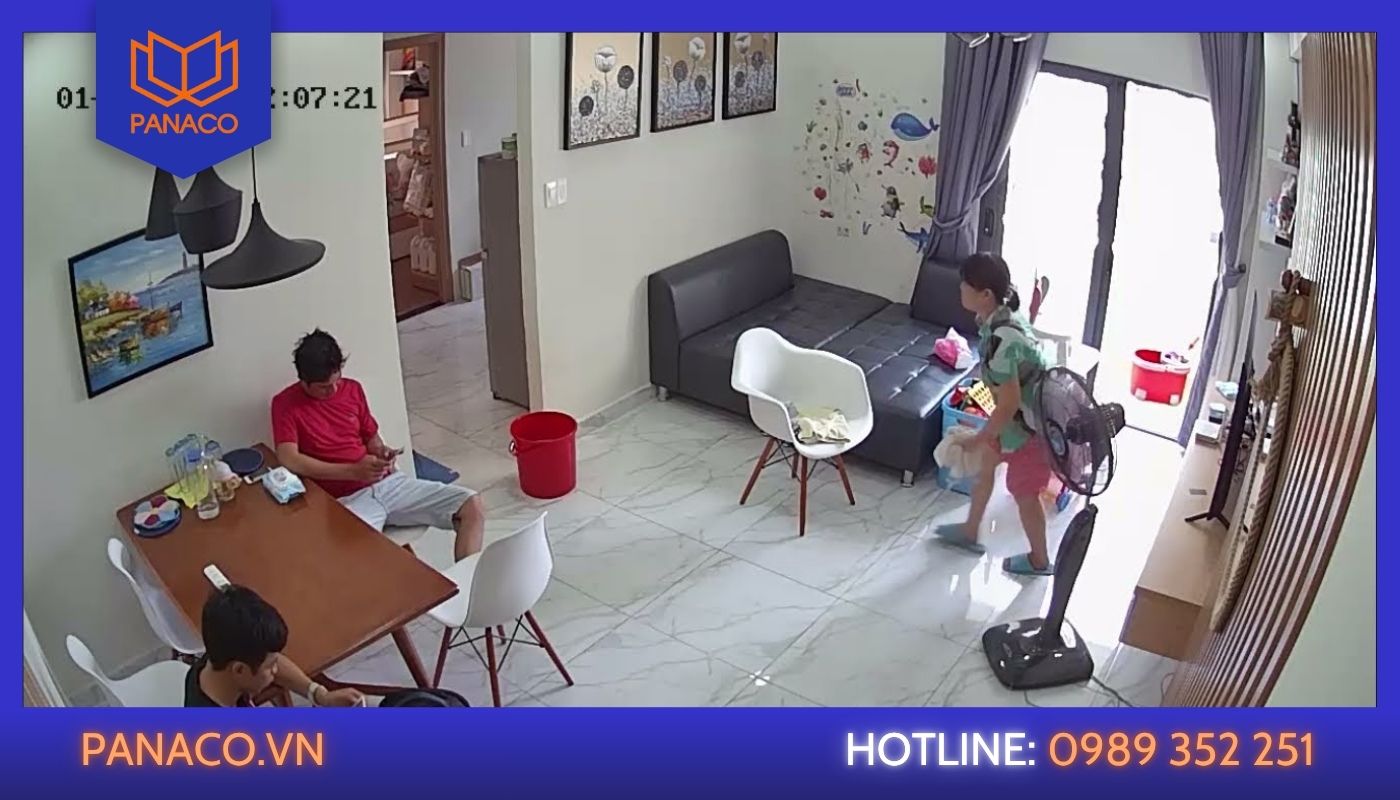 Hình ảnh thực tế về camera lắp đặt quận 10 cho nhà ở