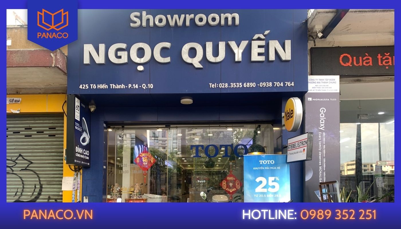 Công trình lắp đặt camera quan sát tại cửa hàng Ngọc Quyền thực hiện bởi PANACO