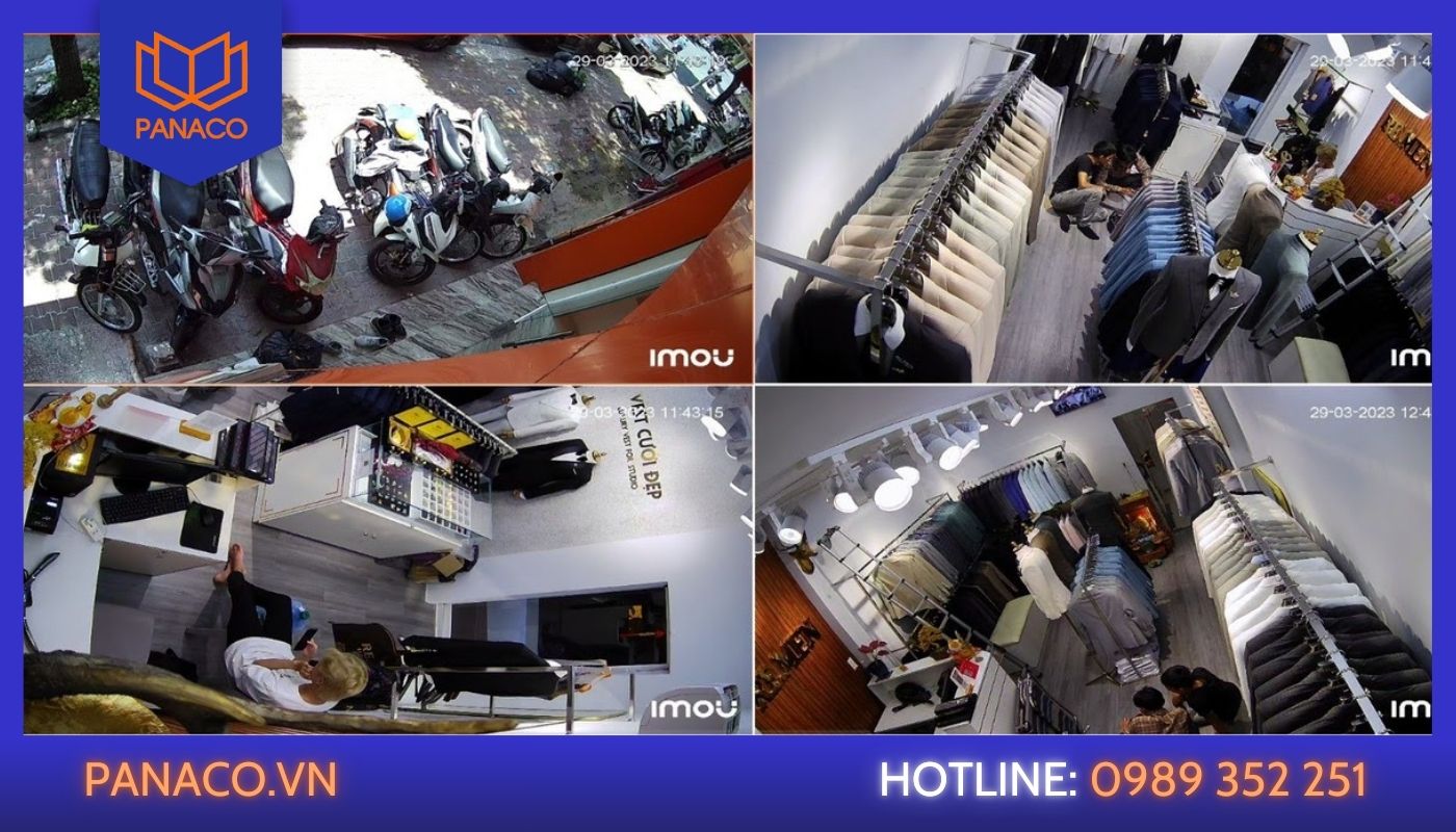 Lắp đặt camera cho cửa hàng quần áo