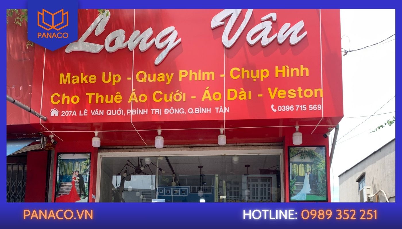 Công trình lắp đặt camera tại quận Bình Tân cho cửa hàng áo cưới của PANACO