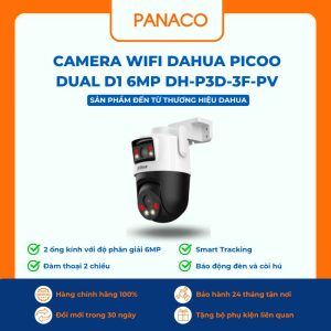 Camera wifi Dahua Picoo Dual D1 6MP DH-P3D-3F-PV