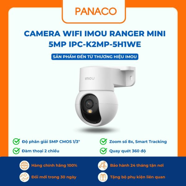 Camera wifi Imou Ranger Mini 5MP IPC-K2MP-5H1WE