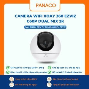 Camera mắt kép quay quét thông minh Ezviz C60P 2K