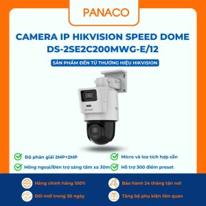 Camera IP Speed dome 2MP Hikvision DS-2SE2C200MWG-E/12