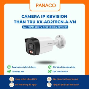 Camera IP Kbvision thân trụ 2MP KX-AD2111CN-A-VN