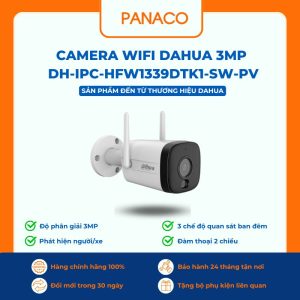 Camera wifi Dahua 3MP DH-IPC-HFW1339DTK1-SW-PV