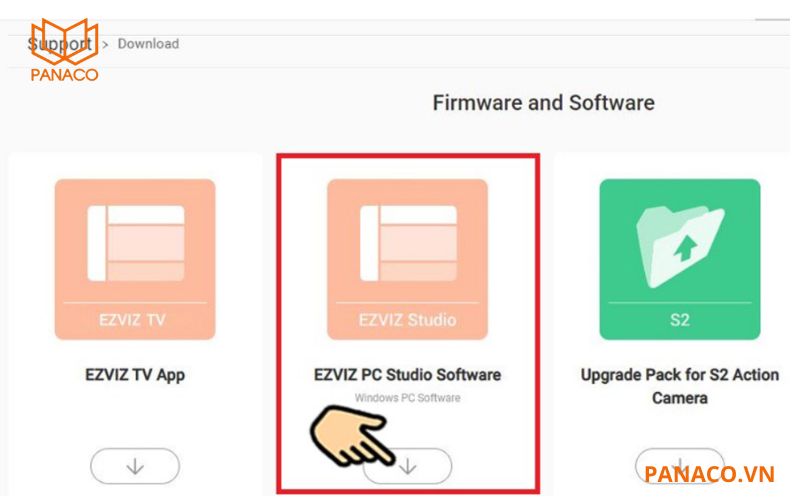 Tải phần mềm Ezviz Studio về máy tính