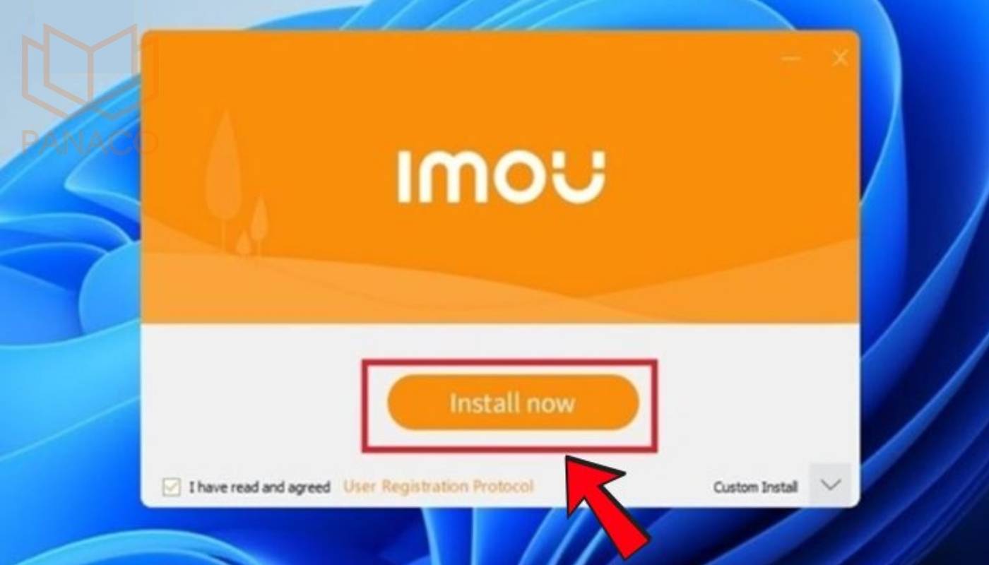 Chọn Install now để cài đặt IMOU Life trên PC