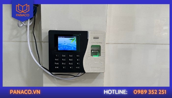 Lắp đặt máy chấm công cho Yến Sào Omnest – Gò Vấp