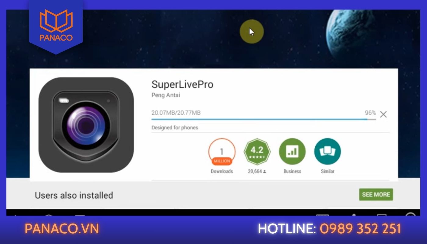 App xem camera trên điện thoại, máy tính SuperLivePro