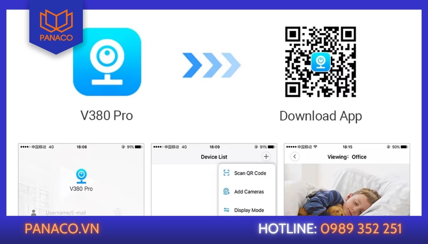 App xem camera V380 Pro