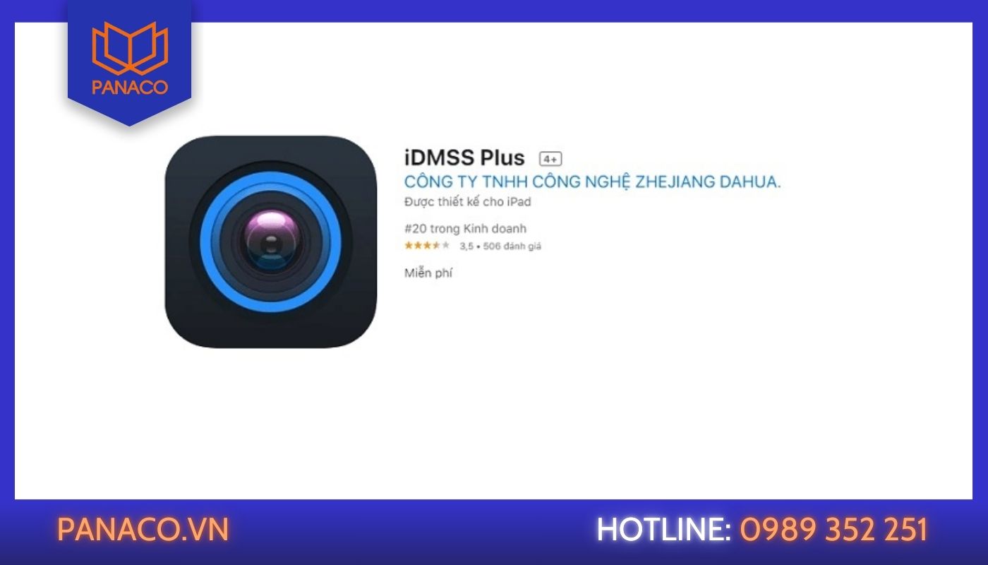 iDMSS Plus - Phần mềm quan sát camera từ xa