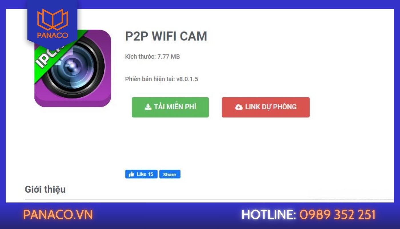 Phần mềm quản lý camera P2Pwificam