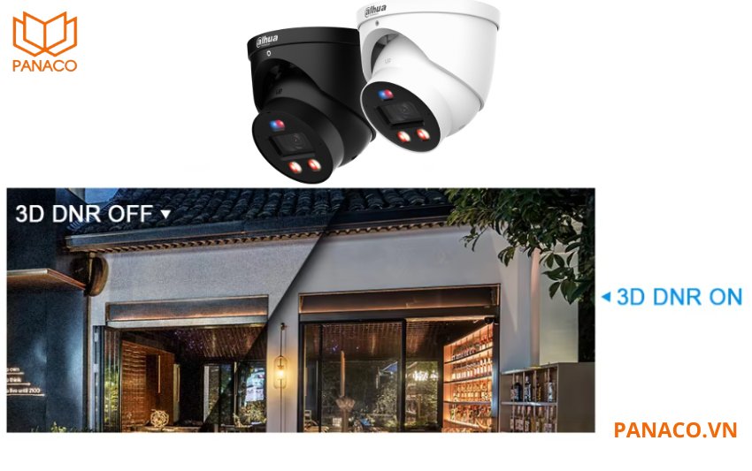 DH-IPC-HDW3449H-AS-PV-PRO sử dụng công nghệ giảm nhiễu 3D DNR giúp hình ảnh trong hơn