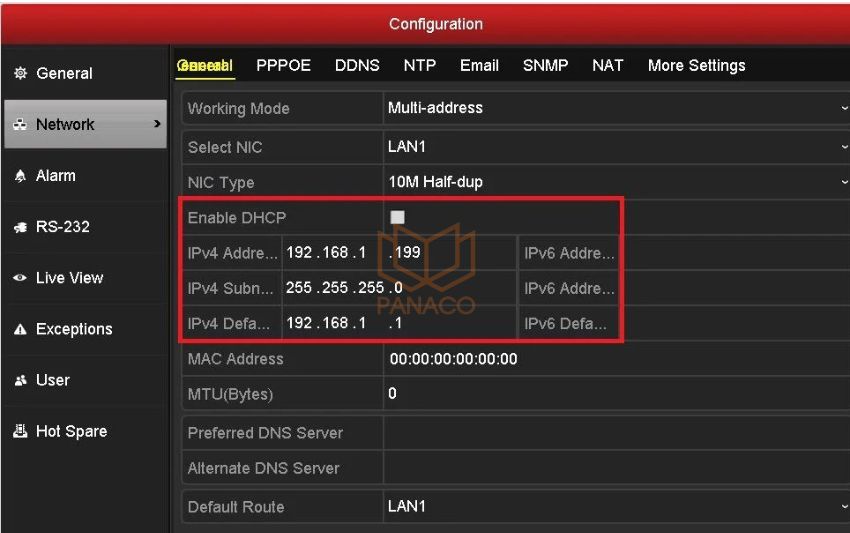 Cách xem địa chỉ IP trên màn hình quan sát camera