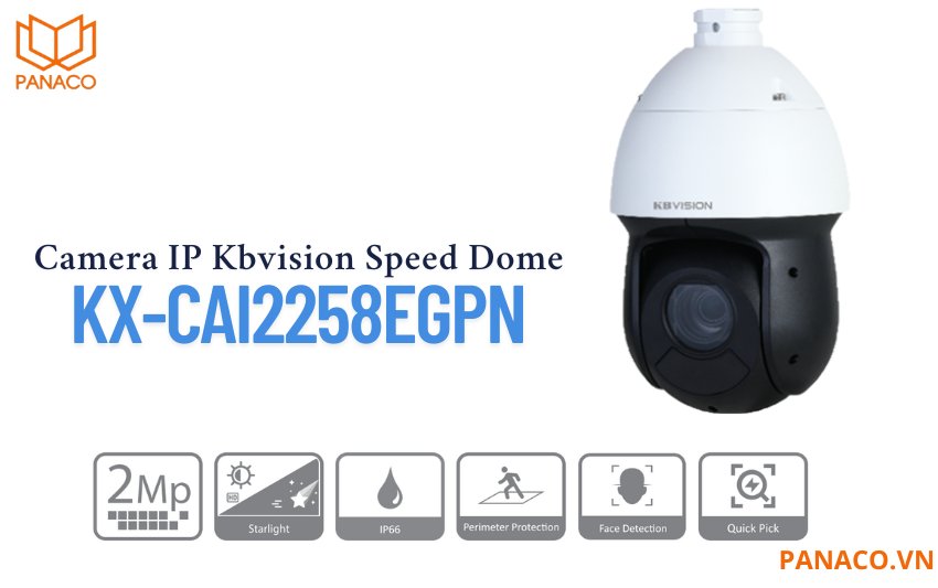 Camera IP Kbvision Speed Dome KX-CAi2258eGPN