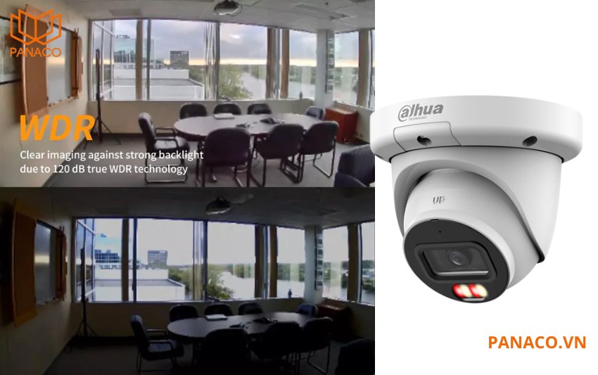 DH-IPC-HDW3449QMP-S-IL trang bị các công nghệ xử lý hình ảnh như WDR 120dB (chống ngược sáng), BLC, HLC, 3DNR (giảm nhiễu hình ảnh)