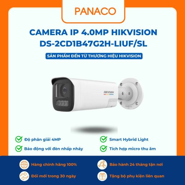 Camera hikvision DS-2CD1B47G2H-LIUF/SL