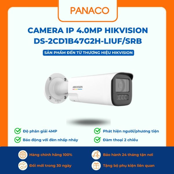 Camera IP Hikvision DS-2CD1B47G2H-LIUF/SRB