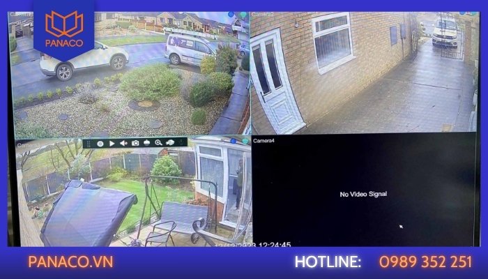 Camera bị lỗi không lên hình, không ghi hình