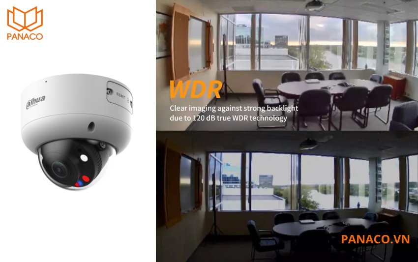 DH-IPC-HDBW3449R1-ZAS-PV tích hợp công nghệ xử lý hình ảnh WDR