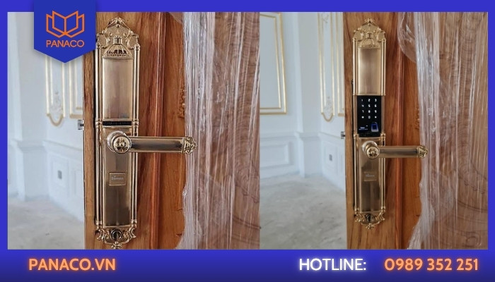 Công trình lắp khóa vân tay cho biệt thự anh Nguyễn Đắc Hiếu tại Vĩnh Lộc B, Bình Chánh