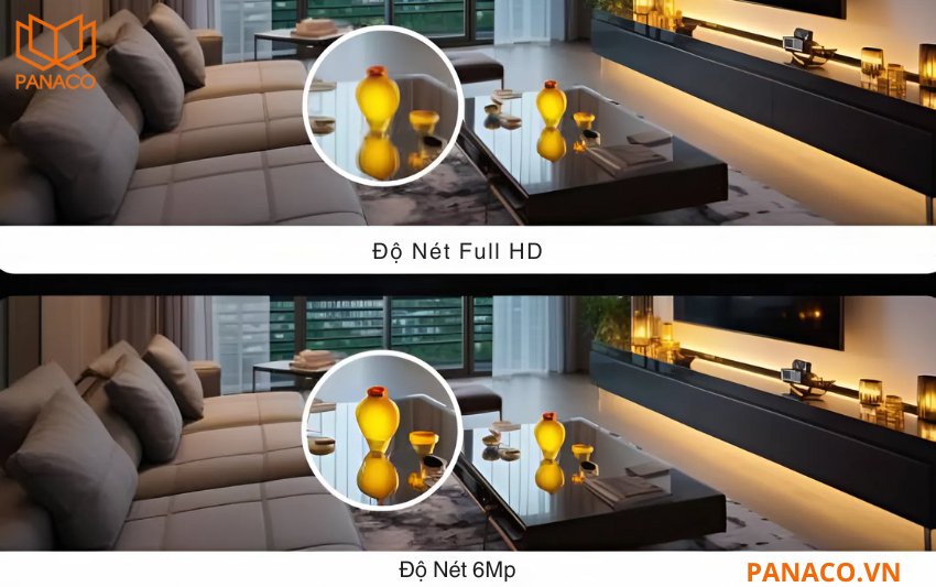 DH-IPC-HFW3649T1-AS-PV-PRO thu được hình ảnh 6MP sắc nét đến từng chi tiết nhỏ