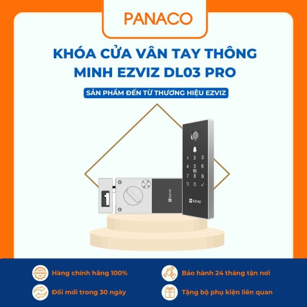 Khóa cửa vân tay thông minh Ezviz DL03 Pro