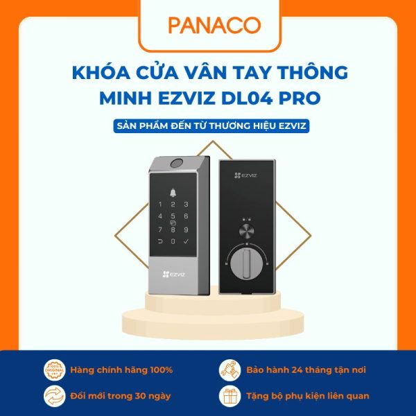 Khóa cửa vân tay thông minh Ezviz DL04 Pro
