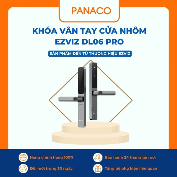 Khóa vân tay cửa nhôm Ezviz DL06 Pro