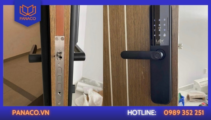 Lắp khóa vân tay Laffer cho nhà ở đường Yên Đỗ, Bình Thạnh
