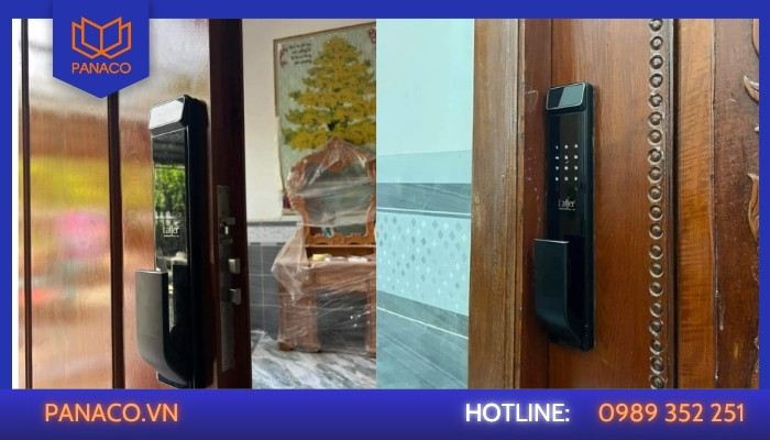 Lắp khóa vân tay cho cửa hàng trang sức Lynh Luxury tại Hùng Vương, Phường 4, Quận 5
