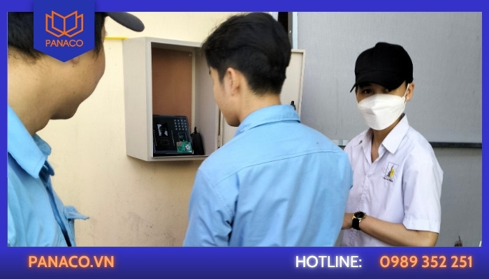 Lắp máy chấm công cho Công ty TNHH Thiết Bị Nhiệt Đình Hải (DHEG)