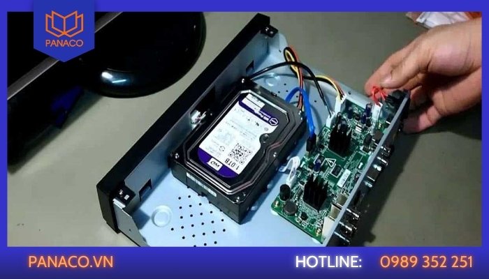 Đầu ghi hình camera không nhận ổ cứng phải làm sao