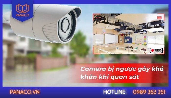 Camera bị ngược hình phải làm sao?