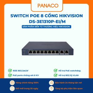 Switch PoE 8 cổng hikvision DS-3E1310P-EI/M