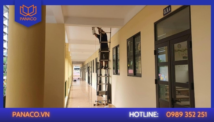 Thi công hệ thống camera cho trường tiểu học tại Phú Nhuận
