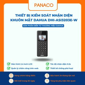 Thiết bị kiểm soát nhận diện khuôn mặt Dahua DHI-ASI3203E-W
